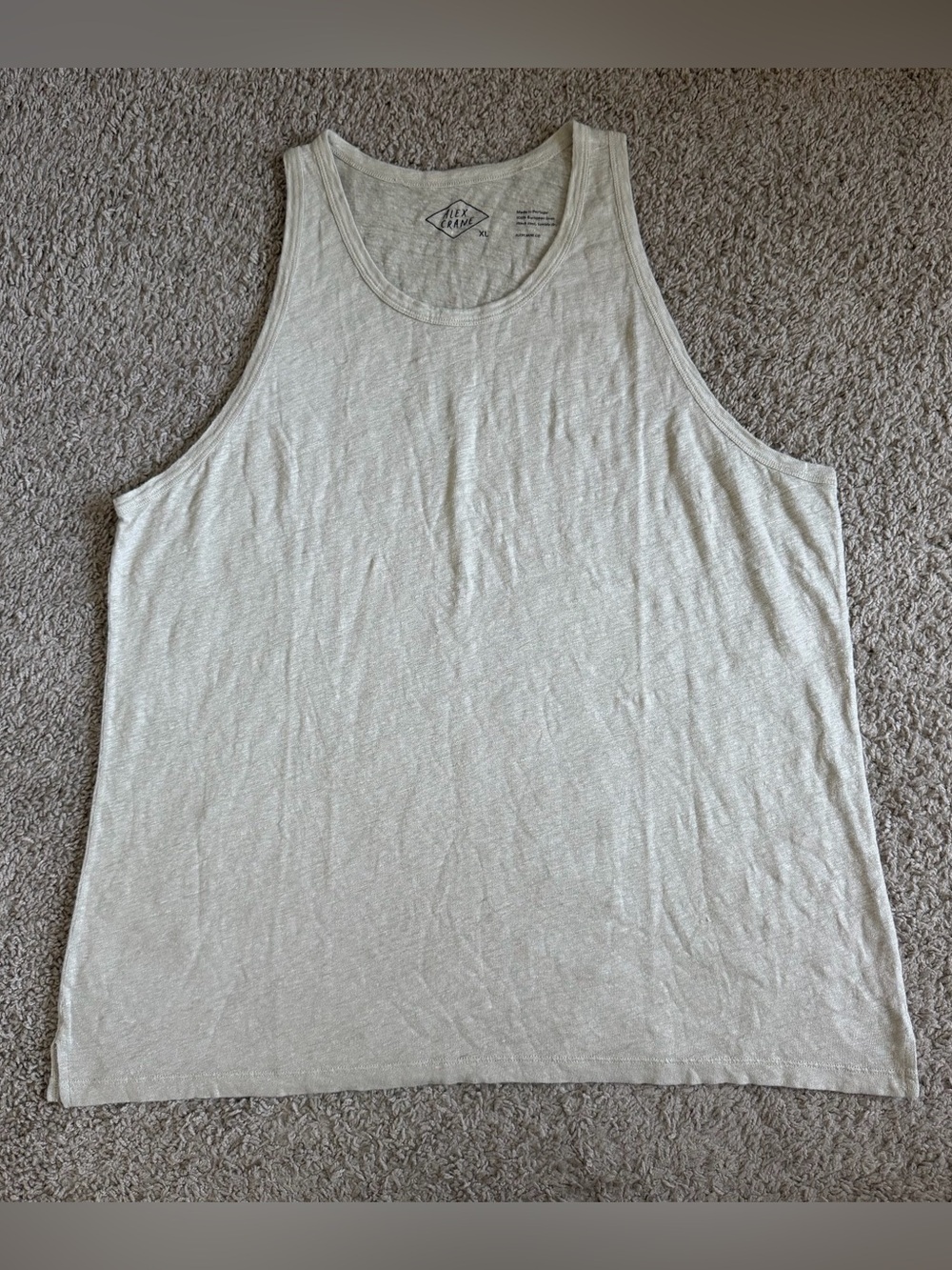 Alex Crane 100% Linen Tank Top